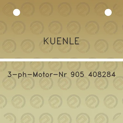 kuenle-3-ph-motor-nr-905-408284