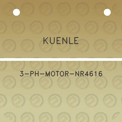 kuenle-3-ph-motor-nr4616