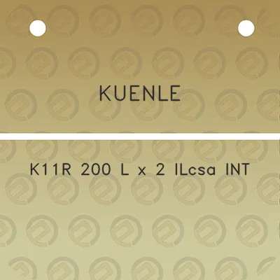 kuenle-k11r-200-l-x-2-ilcsa-int