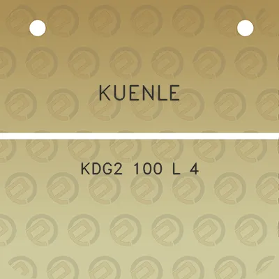 kuenle-kdg2-100-l-4