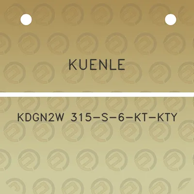 kuenle-kdgn2w-315-s-6-kt-kty