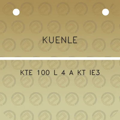 kuenle-kte-100-l-4-a-kt-ie3