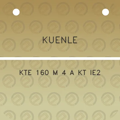 kuenle-kte-160-m-4-a-kt-ie2