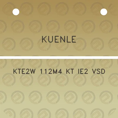 kuenle-kte2w-112m4-kt-ie2-vsd