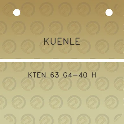 kuenle-kten-63-g4-40-h