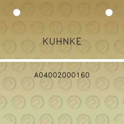 kuhnke-a04002000160