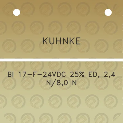 kuhnke-bi-17-f-24vdc-25-ed-24-n80-n