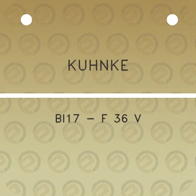 kuhnke-bi17-f-36-v