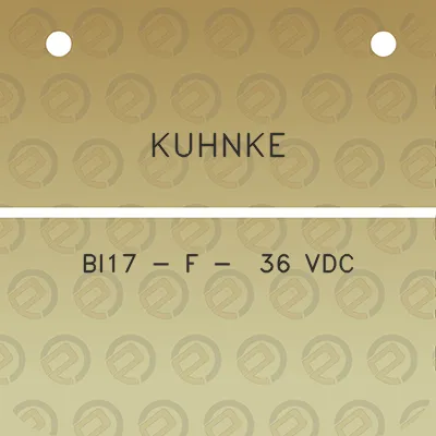 kuhnke-bi17-f-36-vdc