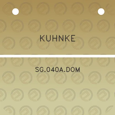 kuhnke-sg040adom