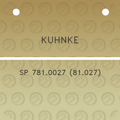 kuhnke-sp-7810027-81027