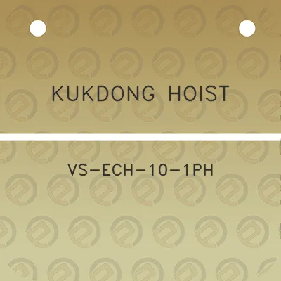 kukdong-hoist-vs-ech-10-1ph