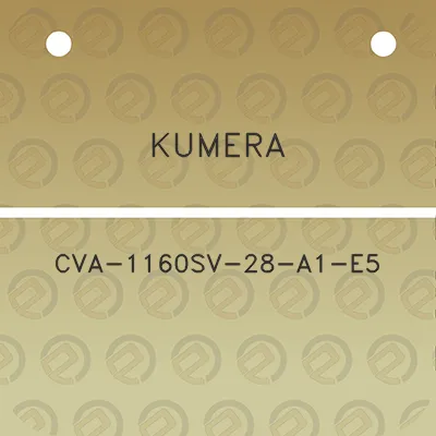 kumera-cva-1160sv-28-a1-e5