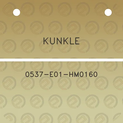 kunkle-0537-e01-hm0160