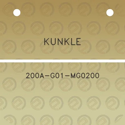 kunkle-200a-g01-mg0200