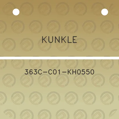 kunkle-363c-c01-kh0550