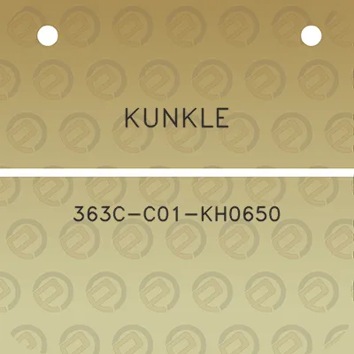 kunkle-363c-c01-kh0650