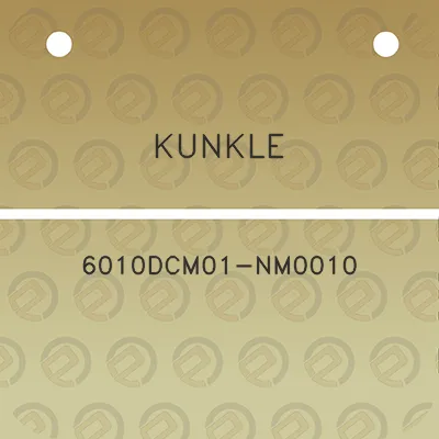 kunkle-6010dcm01-nm0010