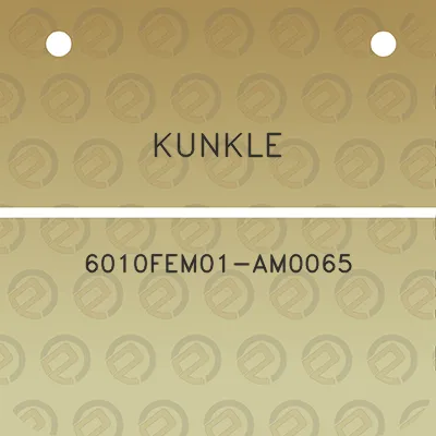 kunkle-6010fem01-am0065