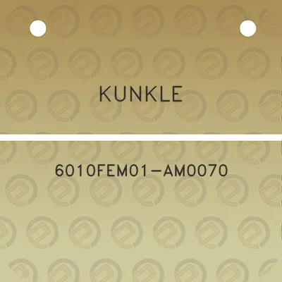 kunkle-6010fem01-am0070