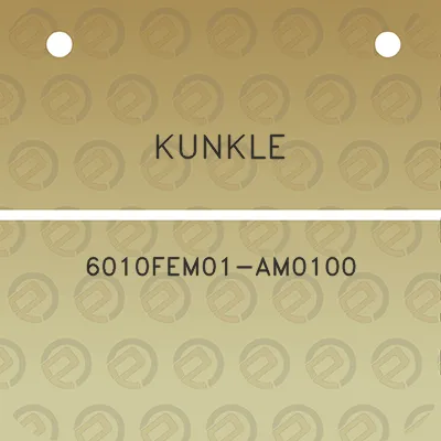 kunkle-6010fem01-am0100