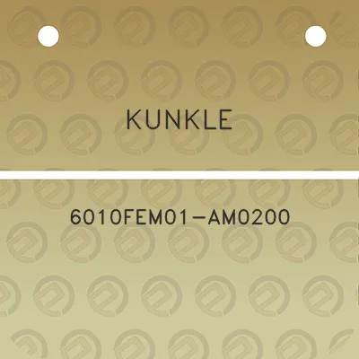 kunkle-6010fem01-am0200