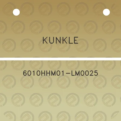 kunkle-6010hhm01-lm0025