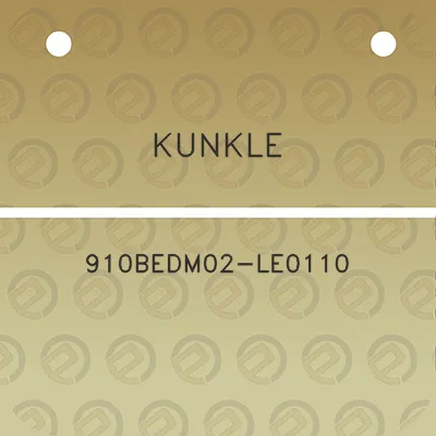 kunkle-910bedm02-le0110