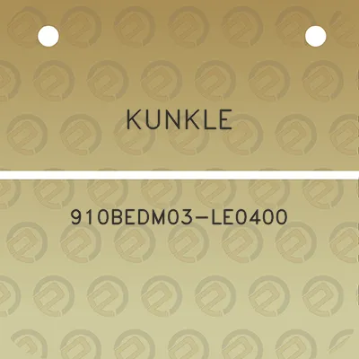 kunkle-910bedm03-le0400