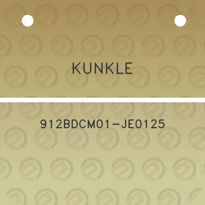 kunkle-912bdcm01-je0125