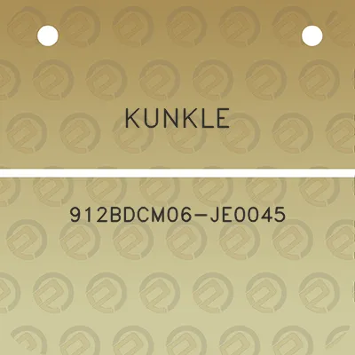 kunkle-912bdcm06-je0045