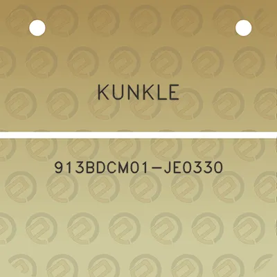 kunkle-913bdcm01-je0330