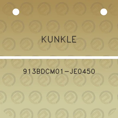 kunkle-913bdcm01-je0450