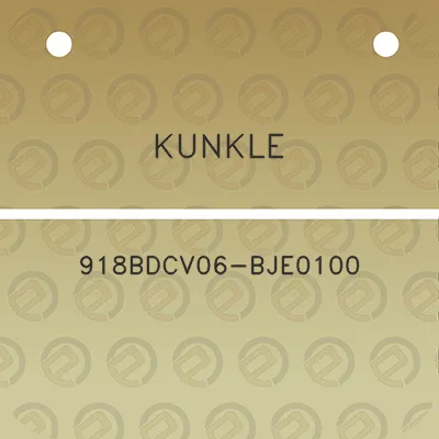 kunkle-918bdcv06-bje0100