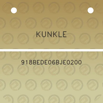 kunkle-918bede06bje0200