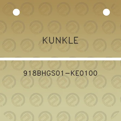 kunkle-918bhgs01-ke0100