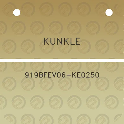 kunkle-919bfev06-ke0250