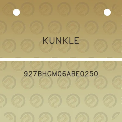 kunkle-927bhgm06abe0250