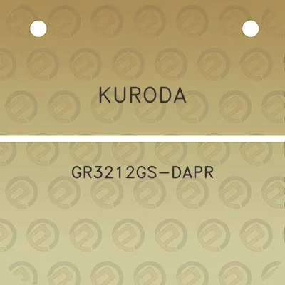 kuroda-gr3212gs-dapr