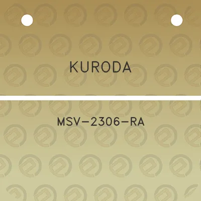 kuroda-msv-2306-ra