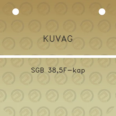 kuvag-sgb-385f-kap