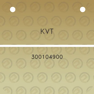 kvt-300104900