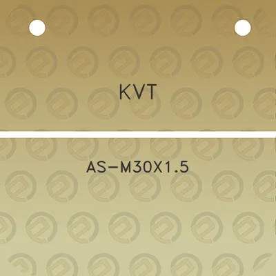 kvt-as-m30x15