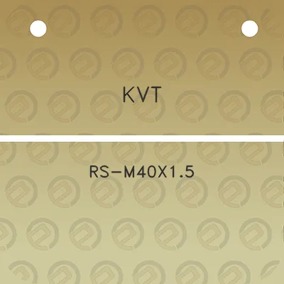 kvt-rs-m40x15