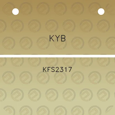 kyb-kfs2317