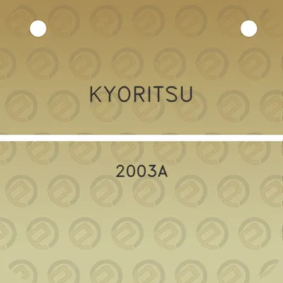 kyoritsu-2003a