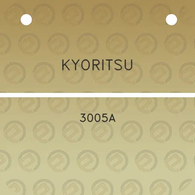 kyoritsu-3005a