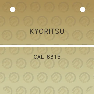 kyoritsu-cal-6315