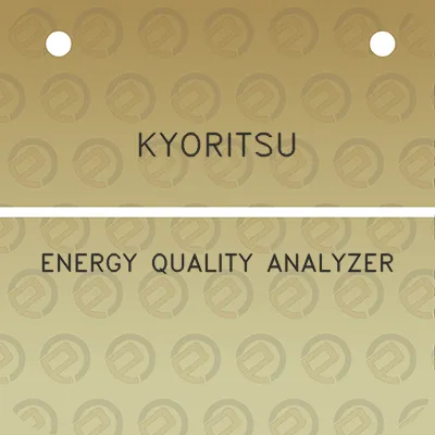 kyoritsu-energy-quality-analyzer