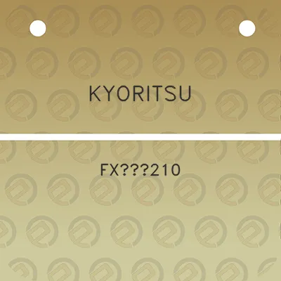 kyoritsu-fx210